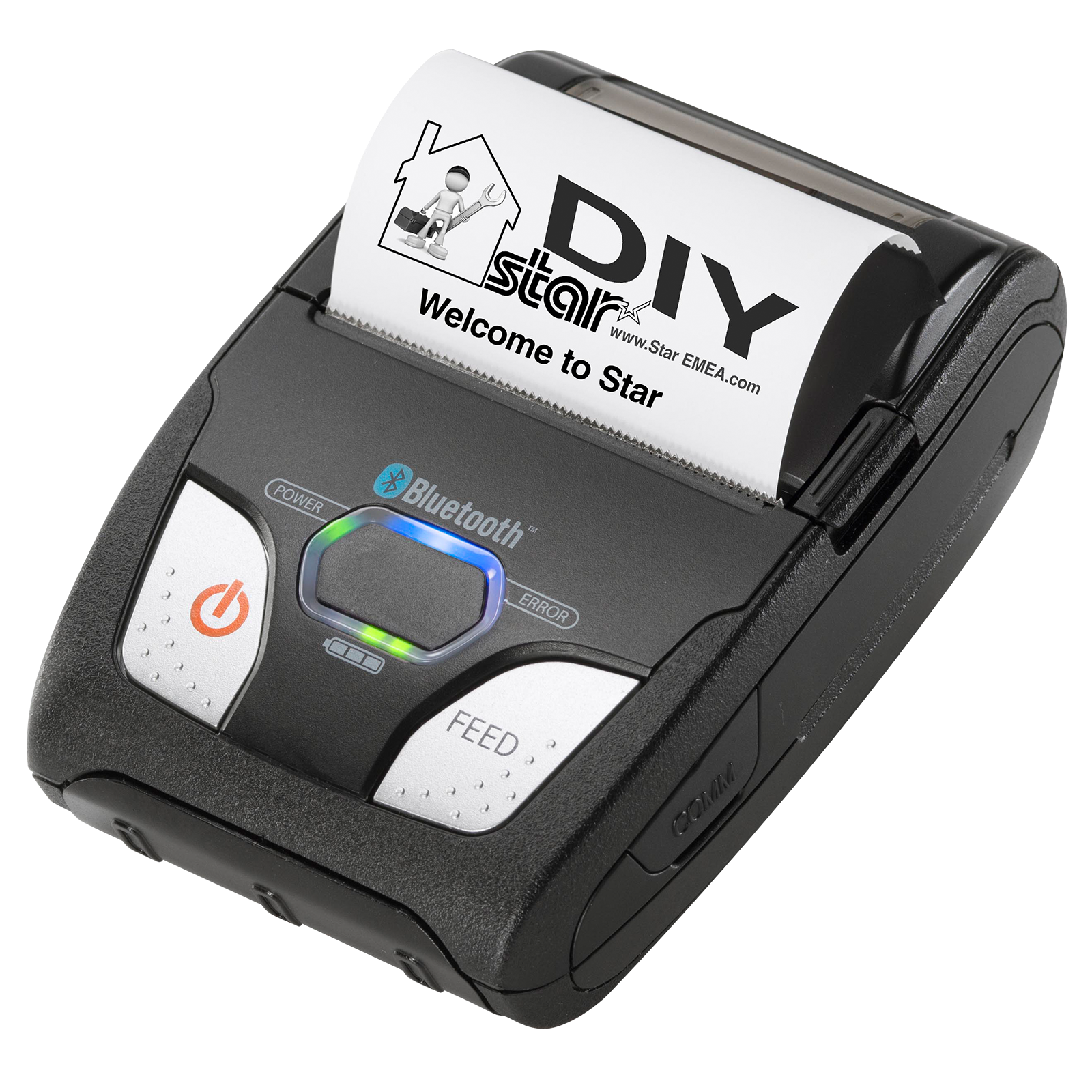 Star SM-S230i, 8 dots/mm (203 dpi), USB, BT (iOS), kit (USB), black