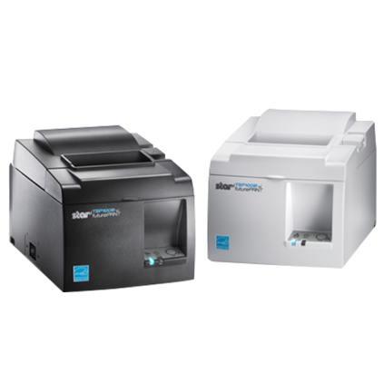 Star TSP143IIIBI2 WT, BT, 8 dots/mm (203 dpi), cutter, white